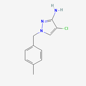4-chloro-1-(4-methylbenzyl)-1H-pyrazol-3-amine