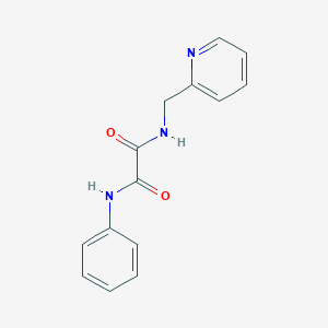 molecular formula C14H13N3O2 B2861371 N-苯基-N-(2-吡啶甲基)乙二酰胺 CAS No. 352013-06-0