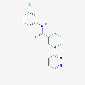 molecular formula C18H21ClN4O B2861401 N-(5-氯-2-甲基苯基)-1-(6-甲基吡哒嗪-3-基)哌啶-3-甲酰胺 CAS No. 2195878-41-0
