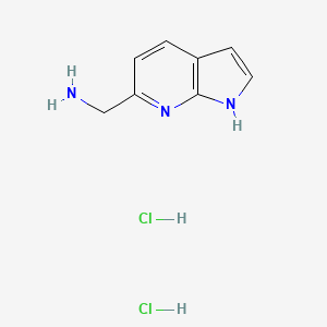 B2861418 {1H-pyrrolo[2,3-b]pyridin-6-yl}methanamine dihydrochloride CAS No. 2225154-13-0