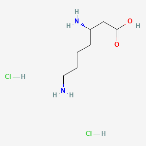 B2861446 (S)-3,7-Diaminoheptanoic acid dihydrochloride CAS No. 192003-02-4; 290835-83-5