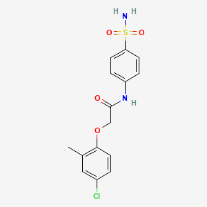 2-(4-chloro-2-methylphenoxy)-N-(4-sulfamoylphenyl)acetamide