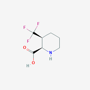 Rac-(2r,3s)-3-(trifluoromethyl)piperidine-2-carboxylic acid