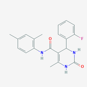 molecular formula C20H20FN3O2 B2861610 N-(2,4-二甲苯基)-6-(2-氟苯基)-2-羟基-4-甲基-1,6-二氢嘧啶-5-甲酰胺 CAS No. 380352-29-4