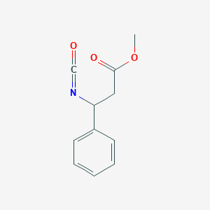 molecular formula C11H11NO3 B2861611 Methyl 3-isocyanato-3-phenylpropanoate CAS No. 51031-37-9