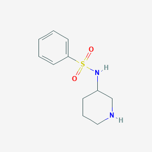N-(piperidin-3-yl)benzenesulfonamide