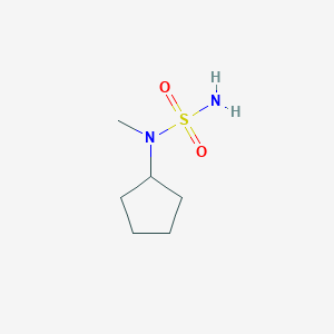molecular formula C6H14N2O2S B2861645 [Methyl(sulfamoyl)amino]cyclopentane CAS No. 1094711-26-8