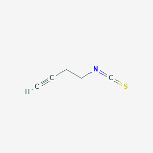 molecular formula C5H5NS B2861771 4-异硫氰酸丁-1-炔 CAS No. 1341389-73-8