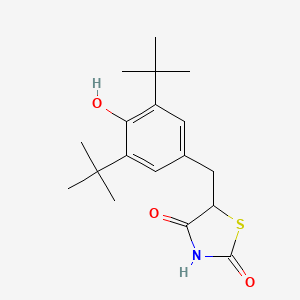 5-(3,5-Di-tert-butyl-4-hydroxybenzyl)thiazolidine-2,4-dione