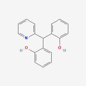 molecular formula C18H15NO2 B2861824 2,2'-(吡啶-2-基亚甲基)二苯酚 CAS No. 16985-07-2