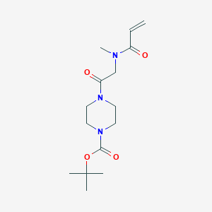 Tert-butyl 4-[2-[methyl(prop-2-enoyl)amino]acetyl]piperazine-1-carboxylate