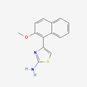 B2861904 4-(2-Methoxy-1-naphthyl)-1,3-thiazol-2-amine CAS No. 312605-17-7