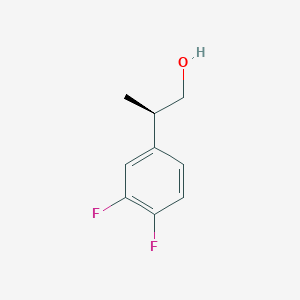(2R)-2-(3,4-Difluorophenyl)propan-1-ol
