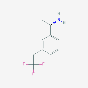 molecular formula C10H12F3N B2861942 (1S)-1-[3-(2,2,2-Trifluoroethyl)phenyl]ethanamine CAS No. 2248198-28-7