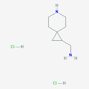 6-Azaspiro[2.5]octan-2-ylmethanamine;dihydrochloride
