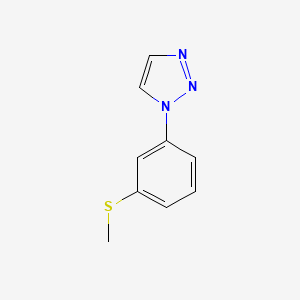 1-(3-Methylsulfanylphenyl)triazole
