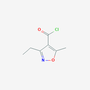 3-Ethyl-5-methylisoxazole-4-carbonyl chloride