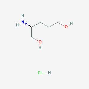 (2R)-2-Aminopentane-1,5-diol;hydrochloride