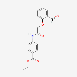 Ethyl 4-{[(2-formylphenoxy)acetyl]amino}benzoate