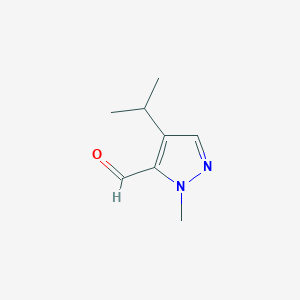 1-methyl-4-(propan-2-yl)-1H-pyrazole-5-carbaldehyde