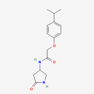 2-(4-isopropylphenoxy)-N-(5-oxopyrrolidin-3-yl)acetamide