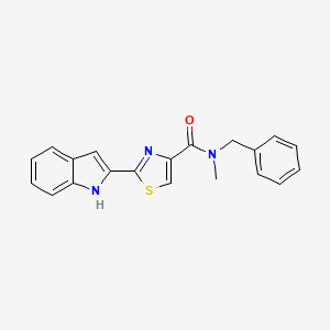 N-benzyl-2-(1H-indol-2-yl)-N-methylthiazole-4-carboxamide