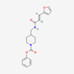 (E)-phenyl 4-((3-(furan-2-yl)acrylamido)methyl)piperidine-1-carboxylate