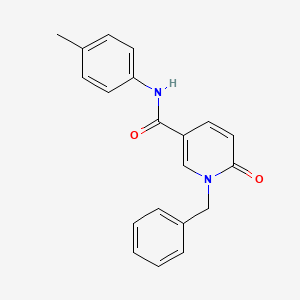 1-benzyl-N-(4-methylphenyl)-6-oxopyridine-3-carboxamide