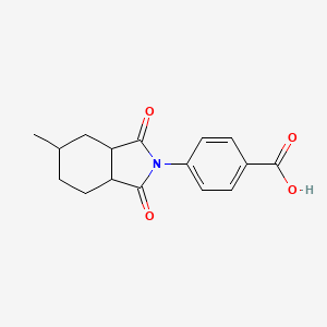 4-(5-methyl-1,3-dioxooctahydro-2H-isoindol-2-yl)benzoic acid