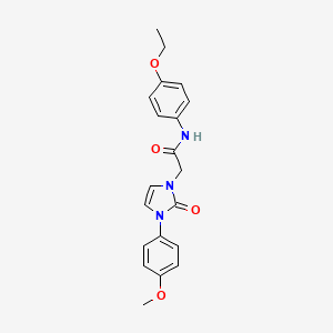 N-(4-ethoxyphenyl)-2-(3-(4-methoxyphenyl)-2-oxo-2,3-dihydro-1H-imidazol-1-yl)acetamide