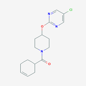 [4-(5-Chloropyrimidin-2-yl)oxypiperidin-1-yl]-cyclohex-3-en-1-ylmethanone