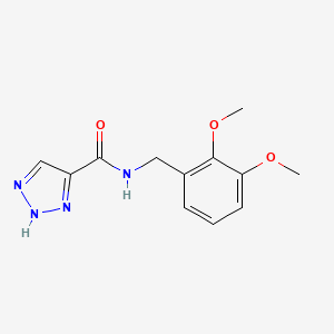 molecular formula C12H14N4O3 B2862068 N-(2,3-dimethoxybenzyl)-1H-1,2,3-triazole-5-carboxamide CAS No. 1798617-99-8