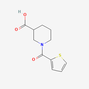 1-(Thiophene-2-carbonyl)piperidine-3-carboxylic acid