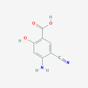 4-Amino-5-cyano-2-hydroxybenzoic acid