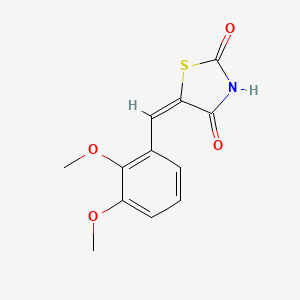 (5E)-5-(2,3-dimethoxybenzylidene)-1,3-thiazolidine-2,4-dione