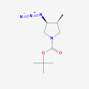Tert-butyl (3S,4R)-3-azido-4-methylpyrrolidine-1-carboxylate