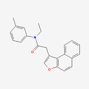 N-ethyl-2-(naphtho[2,1-b]furan-1-yl)-N-(m-tolyl)acetamide