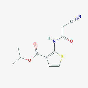 Isopropyl 2-[(cyanoacetyl)amino]thiophene-3-carboxylate