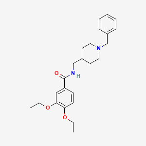 N-[(1-benzylpiperidin-4-yl)methyl]-3,4-diethoxybenzamide