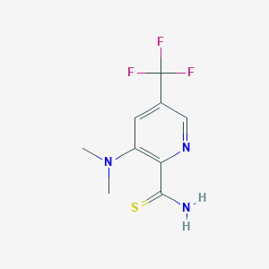3-(Dimethylamino)-5-(trifluoromethyl)pyridine-2-carbothioamide