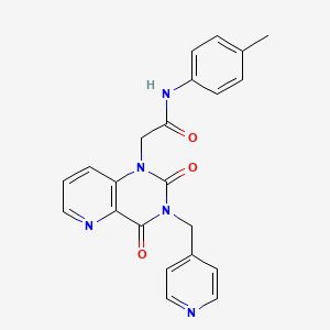 2-(2,4-dioxo-3-(pyridin-4-ylmethyl)-3,4-dihydropyrido[3,2-d]pyrimidin-1(2H)-yl)-N-(p-tolyl)acetamide