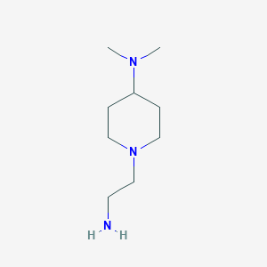 molecular formula C9H21N3 B2862136 [1-(2-Amino-ethyl)-piperidin-4-yl]-dimethyl-amine CAS No. 313345-08-3