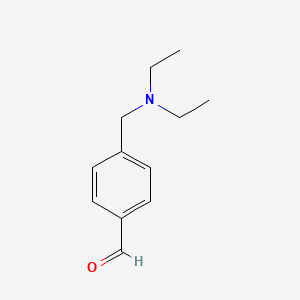 molecular formula C12H17NO B2862300 4-[(二乙氨基)甲基]苯甲醛 CAS No. 82413-58-9