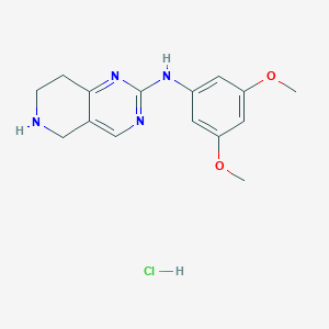 N-(3,5-Dimethoxyphenyl)-5,6,7,8-tetrahydropyrido[4,3-d]pyrimidin-2-amine;hydrochloride