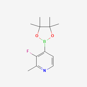 3-Fluoro-2-methyl-4-(4,4,5,5-tetramethyl-1,3,2-dioxaborolan-2-yl)pyridine