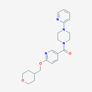 (4-(pyridin-2-yl)piperazin-1-yl)(6-((tetrahydro-2H-pyran-4-yl)methoxy)pyridin-3-yl)methanone
