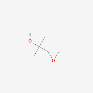 molecular formula C5H10O2 B2862341 1,2-Epoxy-3-hydroxy-3-methylbutane CAS No. 19482-44-1
