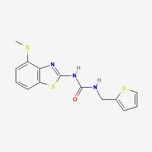 1-(4-(Methylthio)benzo[d]thiazol-2-yl)-3-(thiophen-2-ylmethyl)urea
