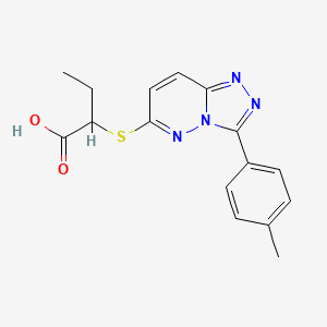 2-((3-(p-Tolyl)-[1,2,4]triazolo[4,3-b]pyridazin-6-yl)thio)butanoic acid