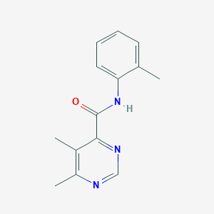 5,6-Dimethyl-N-(2-methylphenyl)pyrimidine-4-carboxamide